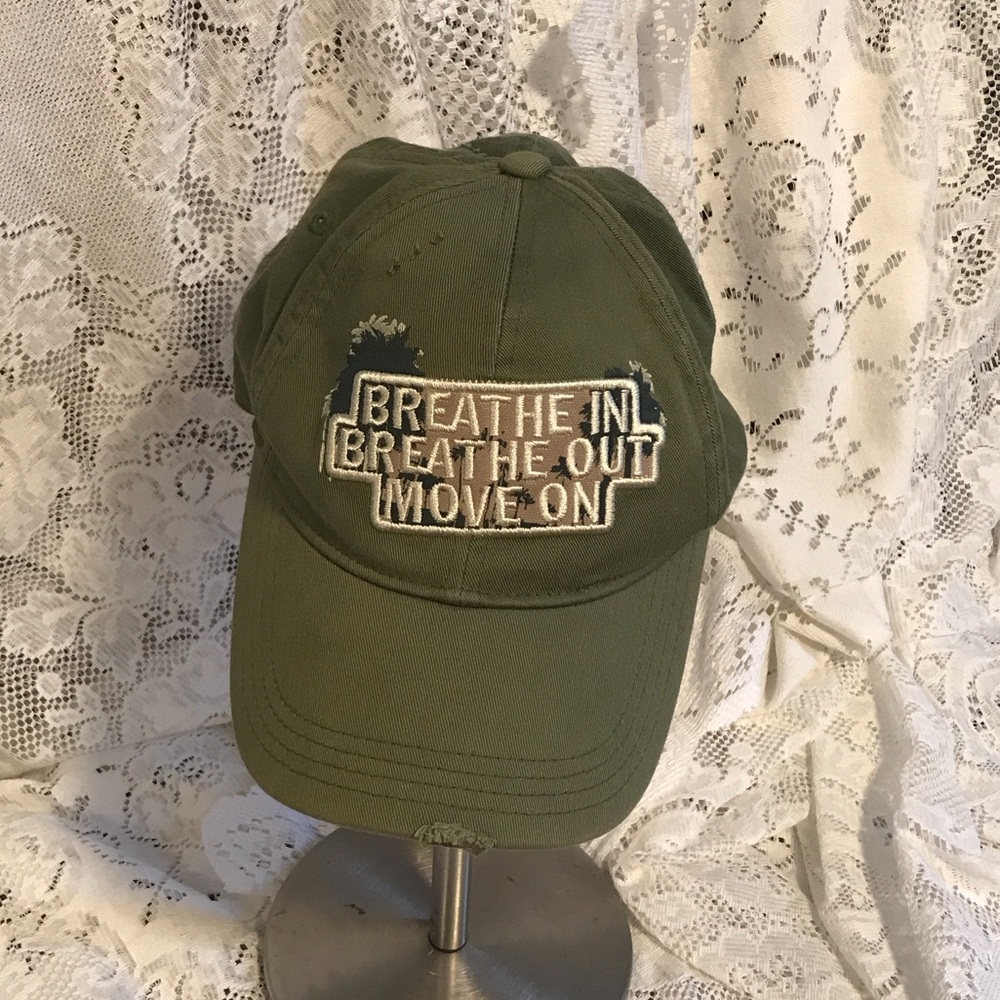 Margaritaville Olive Cap with Inspirational Patch